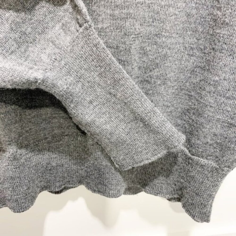 Ladies Parkhurst Grey Wool-Blend Turtleneck Sweater - Size Small - Picture 4 of 6